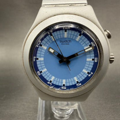 Swatch irony Beam in The Night Watch Unisex 37mm Blue Dial Silver READ!!! NewBat0