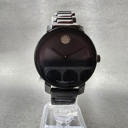 Movado Bold Evolution 2.0 Watch Women Black Dial Black Ceramic Round 3601235