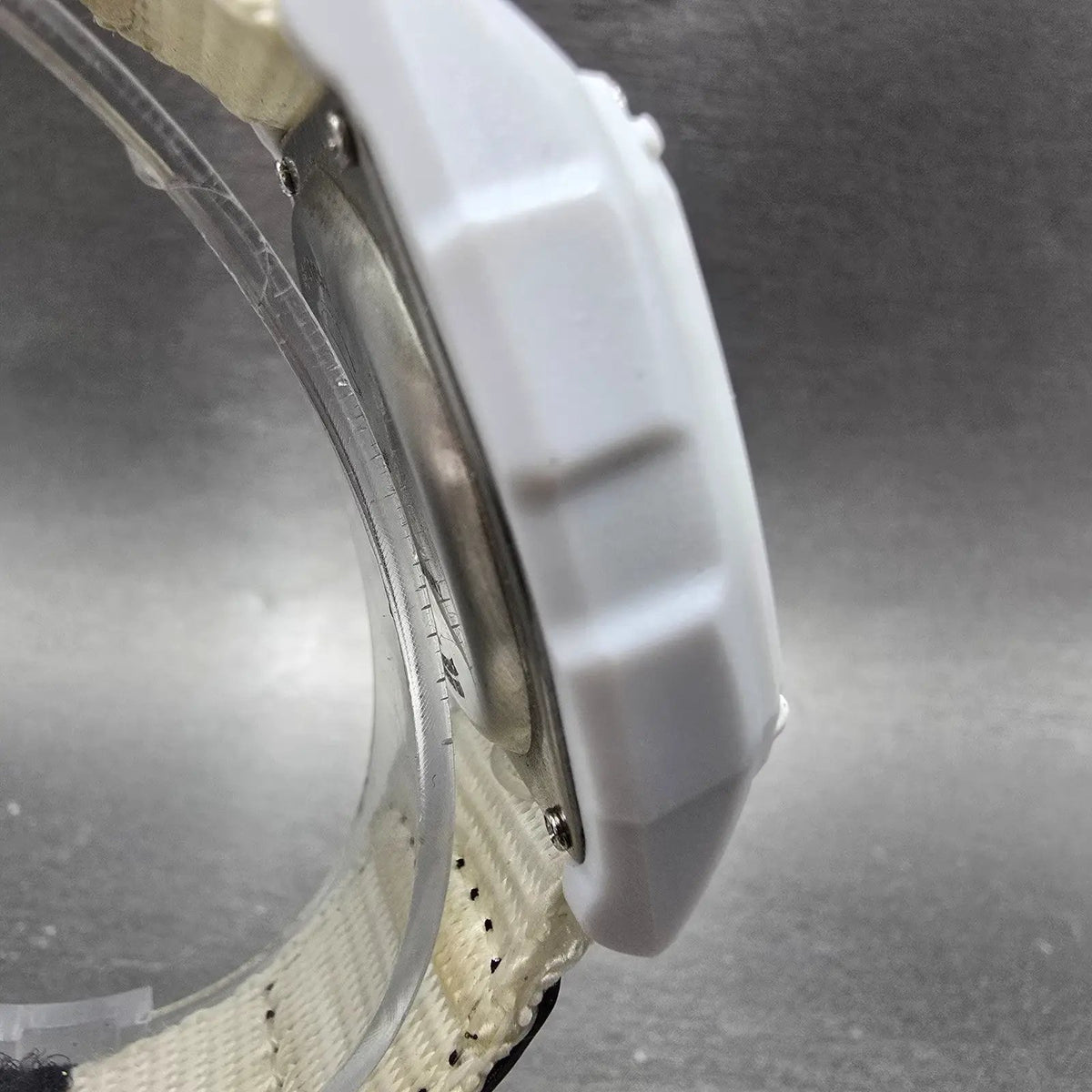 Freestyle Shark Watch Men 38mm White Dial White Water Octagon New Battery3