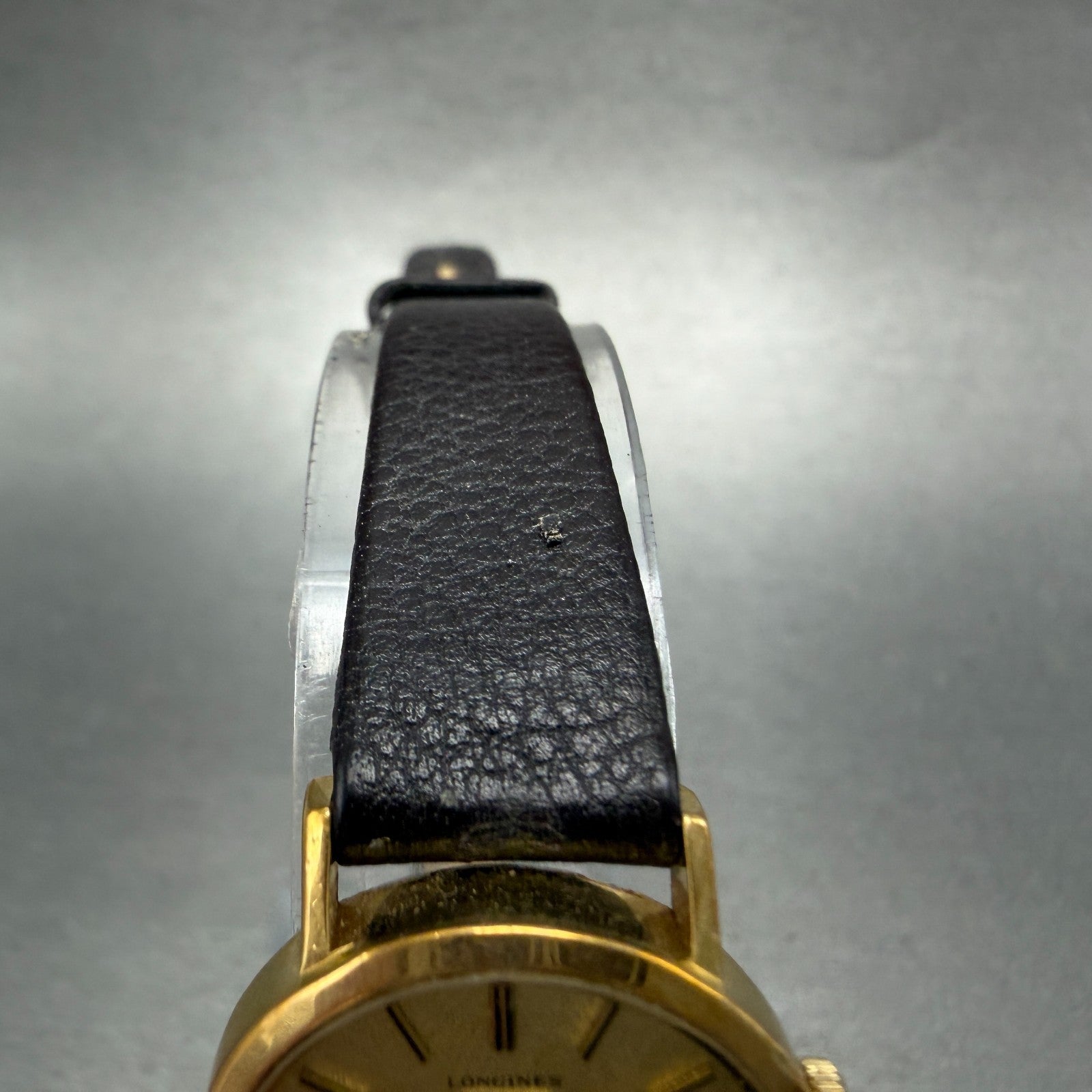 Longines Watch Women 22mm Gold Dial Gold Tone Oval Manual Wind 1134-817 PARTS5