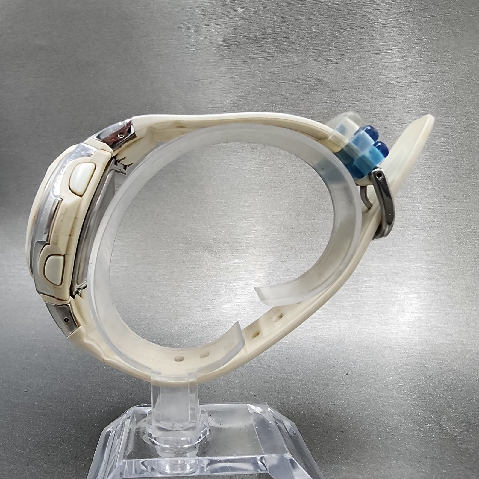 Casio BabyG BGR280 Watch Women 43mm Digital White Tone Alarm Chrono Works6