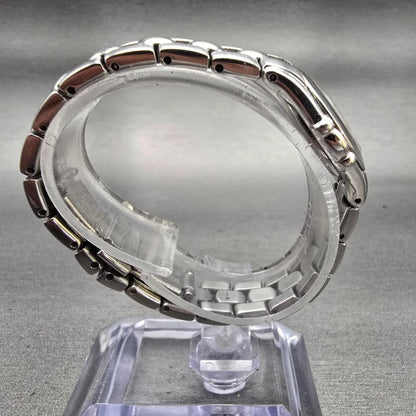 Seiko Watch Women 23mm MOP Dial Silver Tone Round 1N01-0KA0 New Battery Vintage8