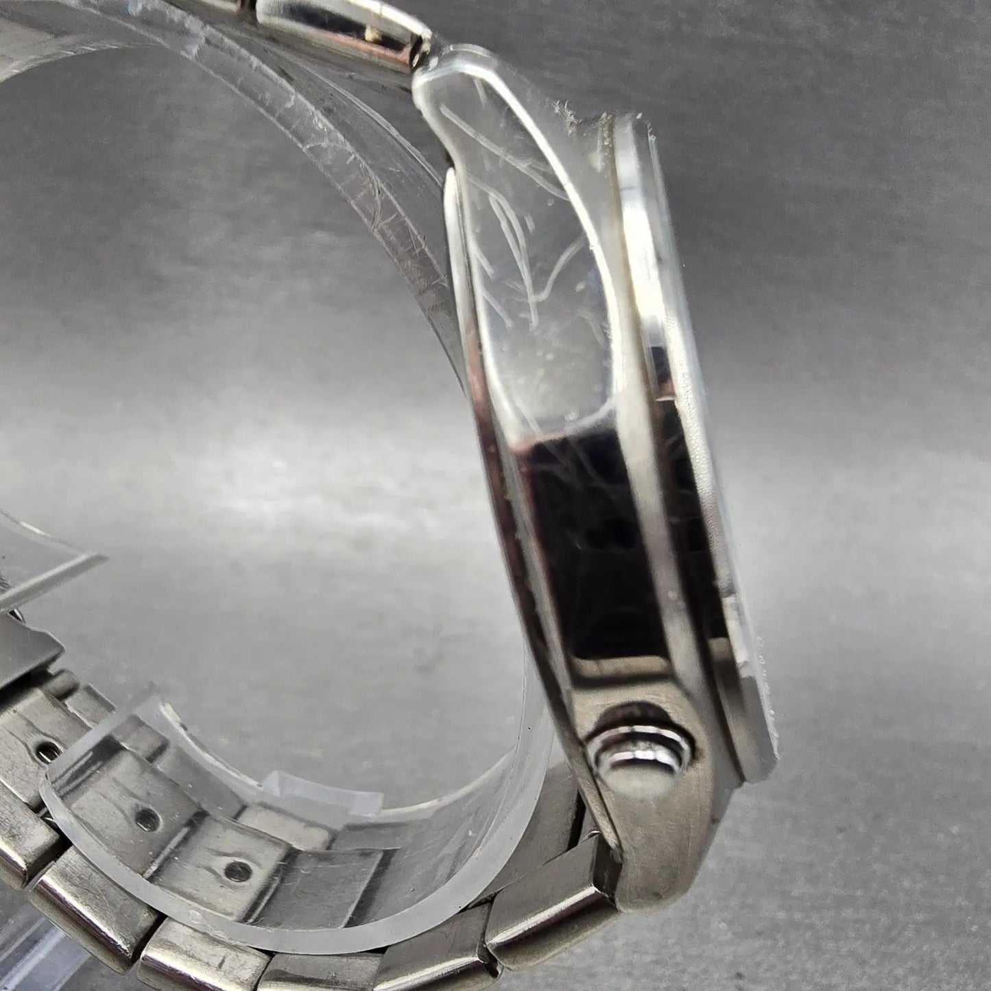 Casio Lineage Watch Men 40mm White Dial Titanium Analog Digital Solar Runs3