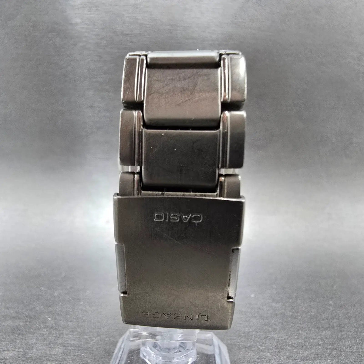 Casio Lineage LIW-110T Watch Men 40mm Black Dial Titanium Date Atomic Solar READ8