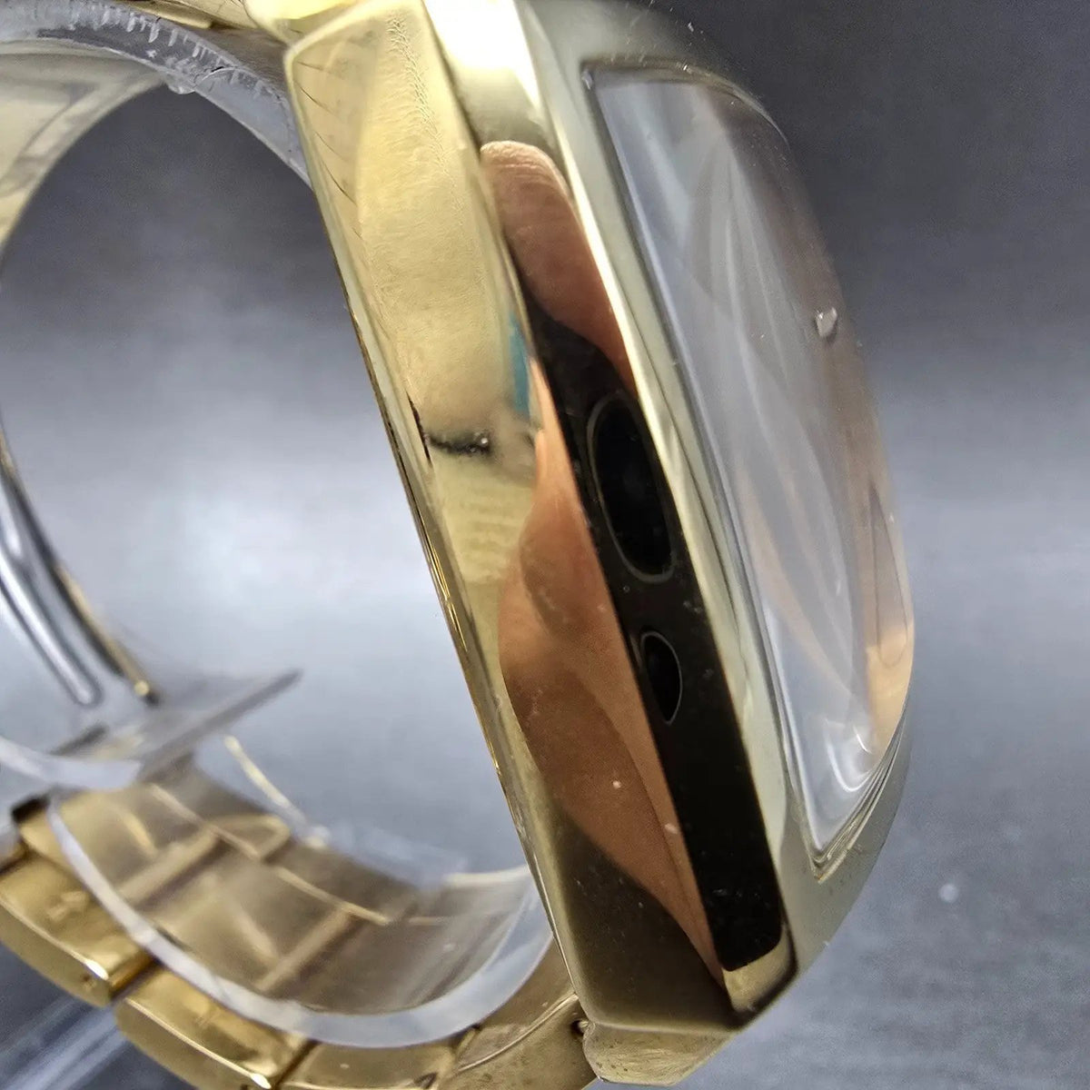 Invicta Angel Watch Women 36mm Gold Dial Gold Tone Daydate 21710 New Battery3