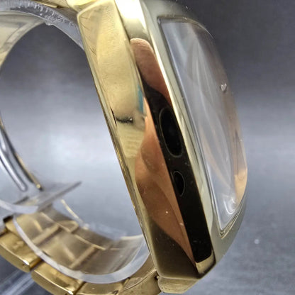Invicta Angel Watch Women 36mm Gold Dial Gold Tone Daydate 21710 New Battery3