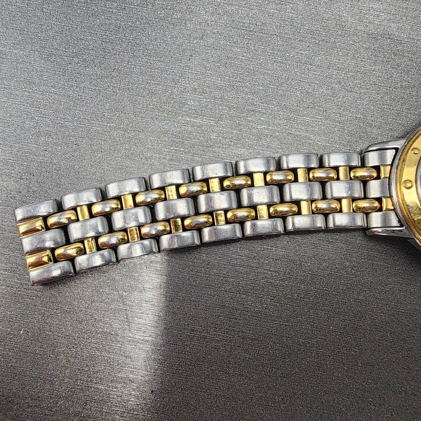 Raymond Weil Tango Watch Women 28mm White Two Tone Date Round BROKEN BAND NewBat6