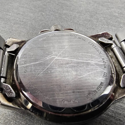 Citizen Watch Men 37mm Black Dial Stainless Steel Daydate 2500-S99388 PARTS10