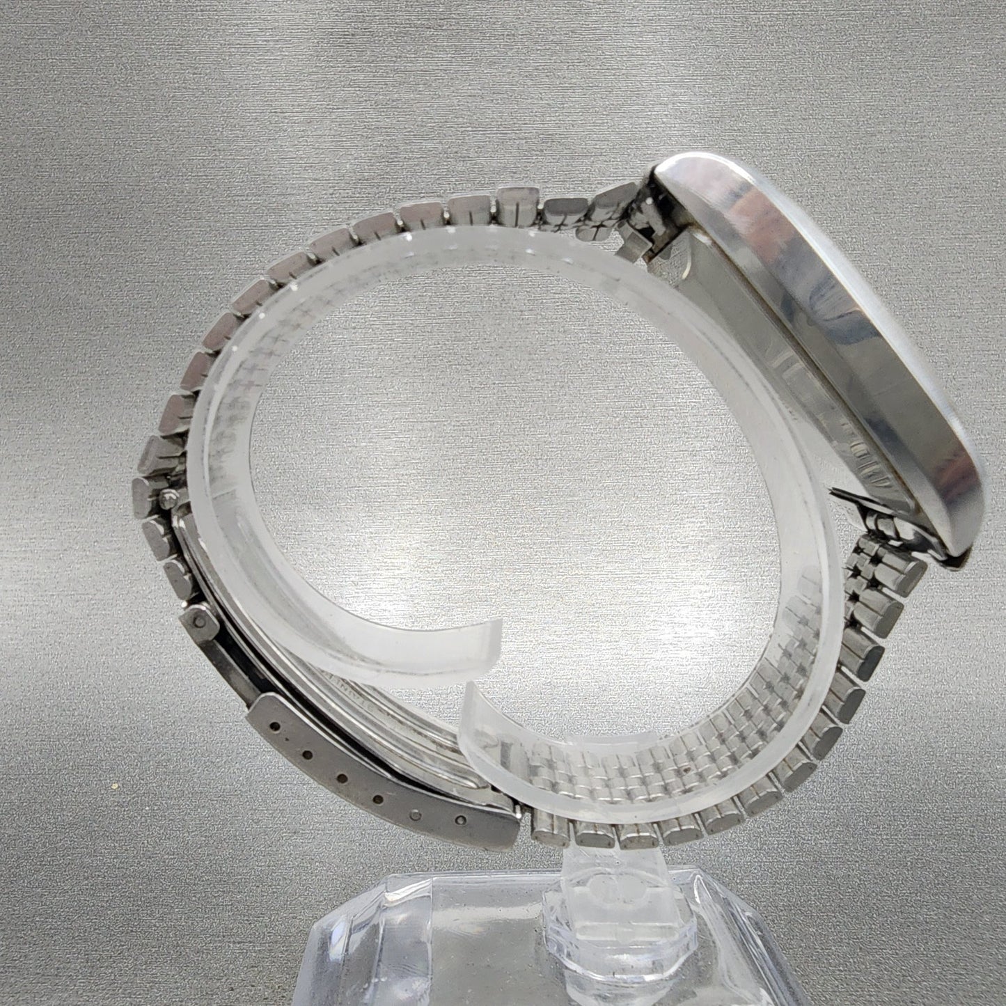 Seiko Lord Matic Watch Men 33mm Silver Dial Silver Tone Daydate 56065220 PARTS9