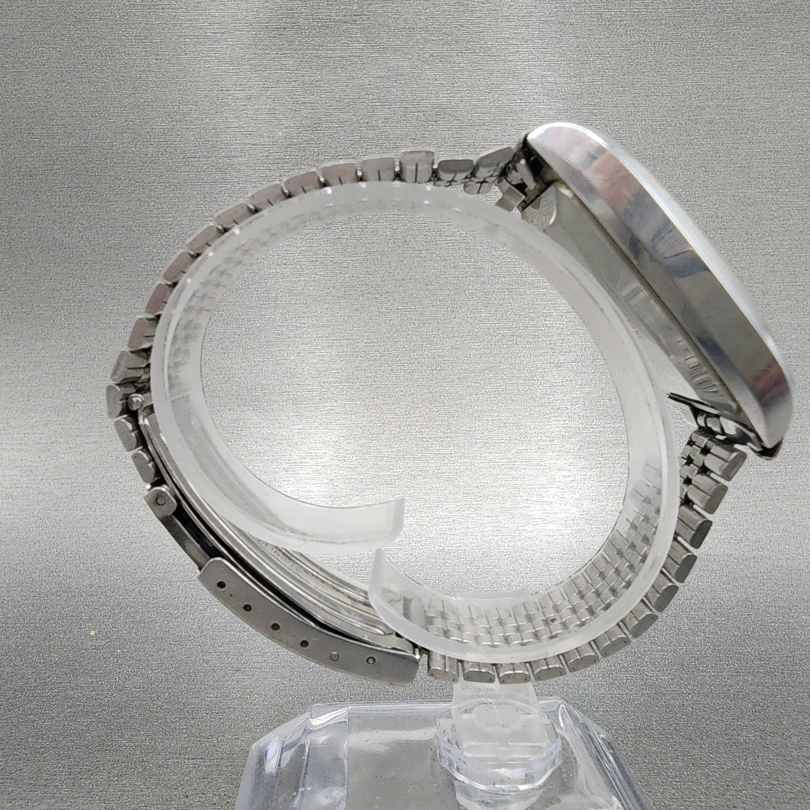 Seiko Lord Matic Watch Men 33mm Silver Dial Silver Tone Daydate 56065220 PARTS9