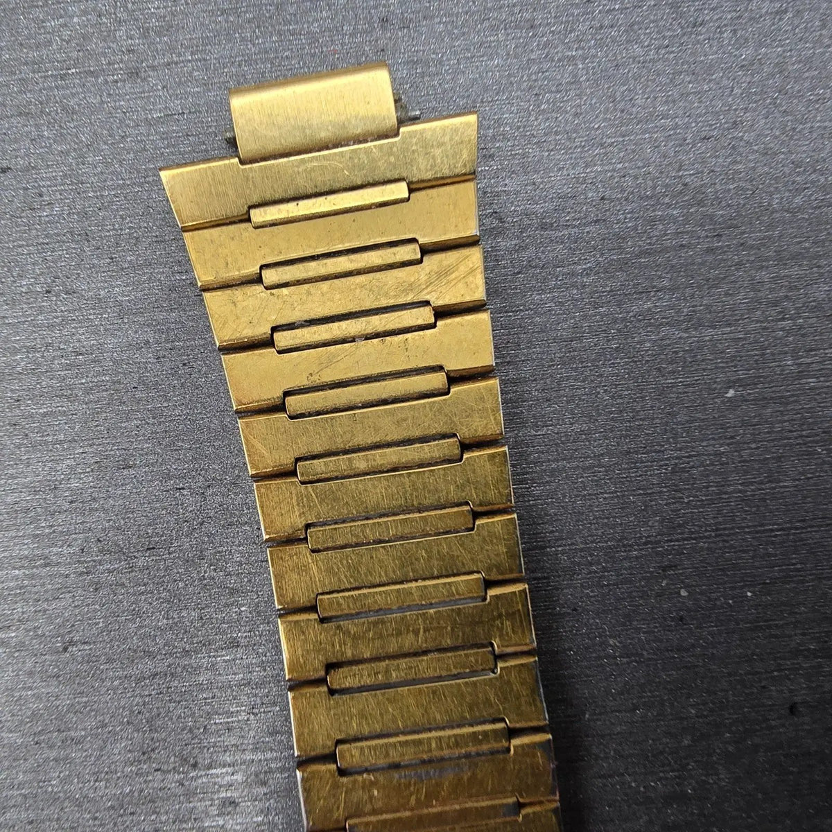 Seiko Bracelet 10mm Stainless Steel Gold Tone Vintage Japan Z4213