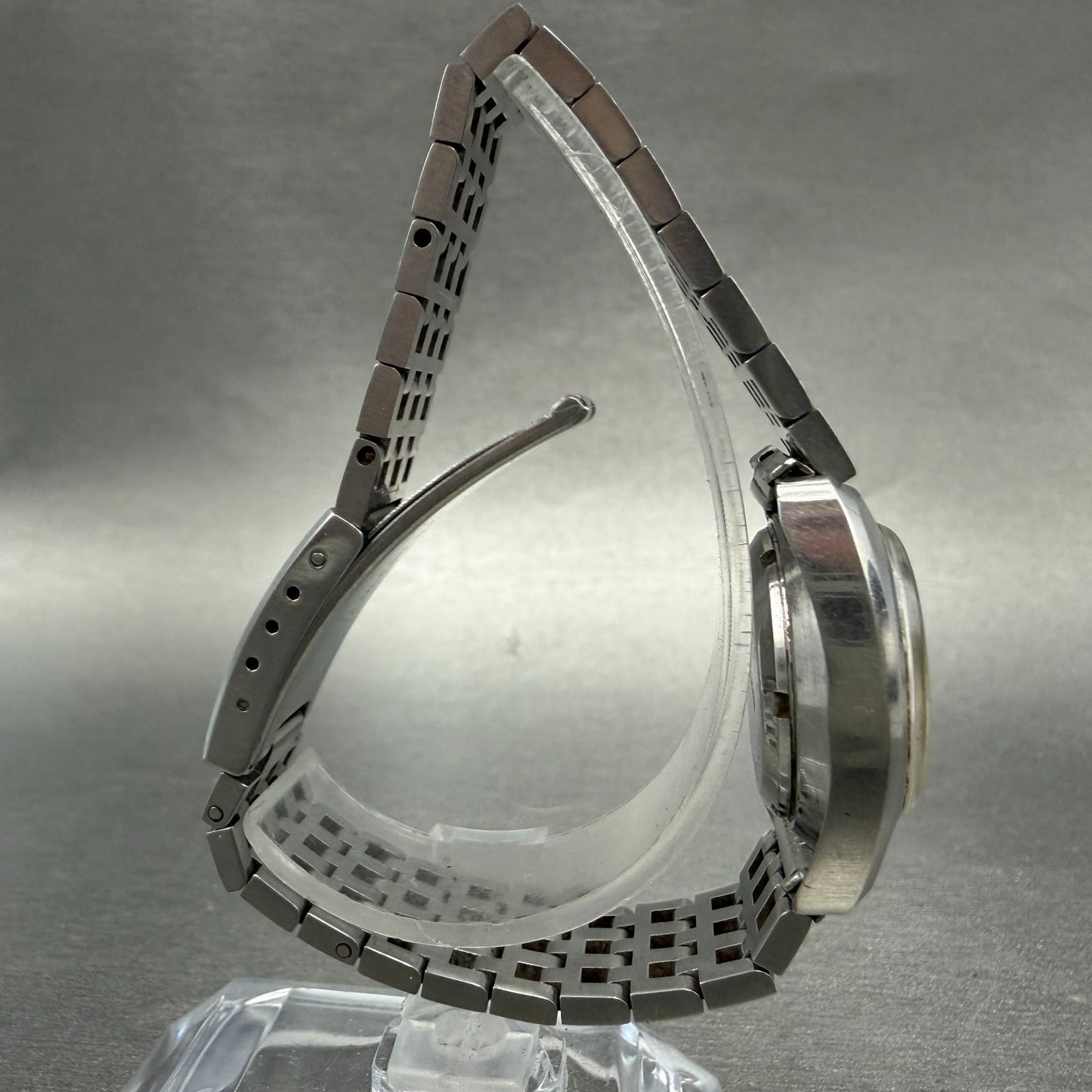 Seiko Matic Lady Special Watch Women 25mm Silver Dial Steel Date 2565-0010 PARTS9