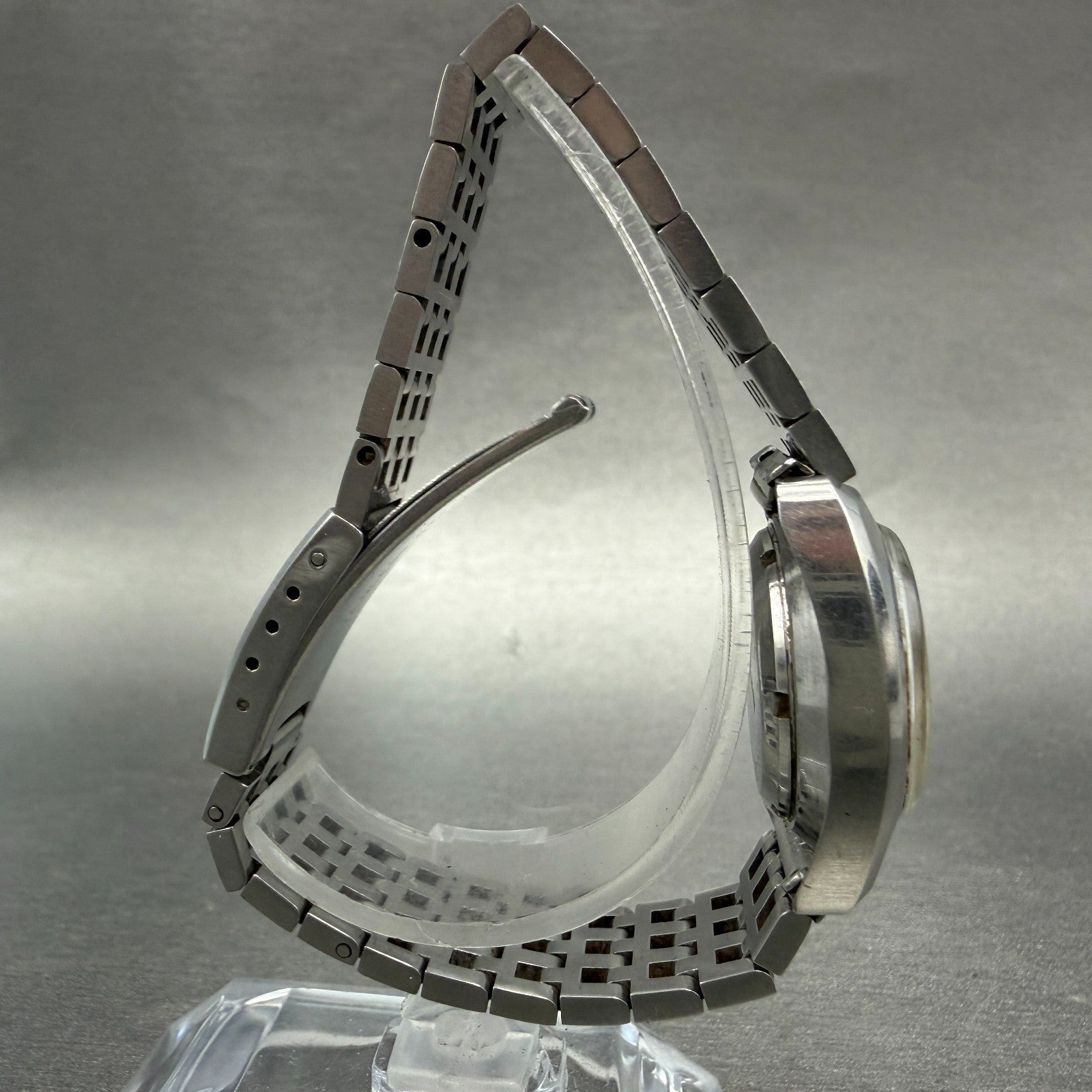 Seiko Matic Lady Special Watch Women 25mm Silver Dial Steel Date 2565-0010 PARTS9