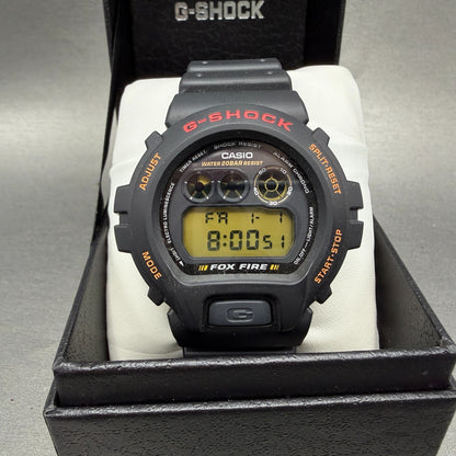 Casio G-Shock DW-6900B Watch Men 50mm Digital LCD Black Tone Alarm Chrono Works0
