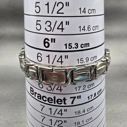 Bulova Watch Women 19mm MOP Dial Silver Tone Round 96L90 New Battery Bracelet9