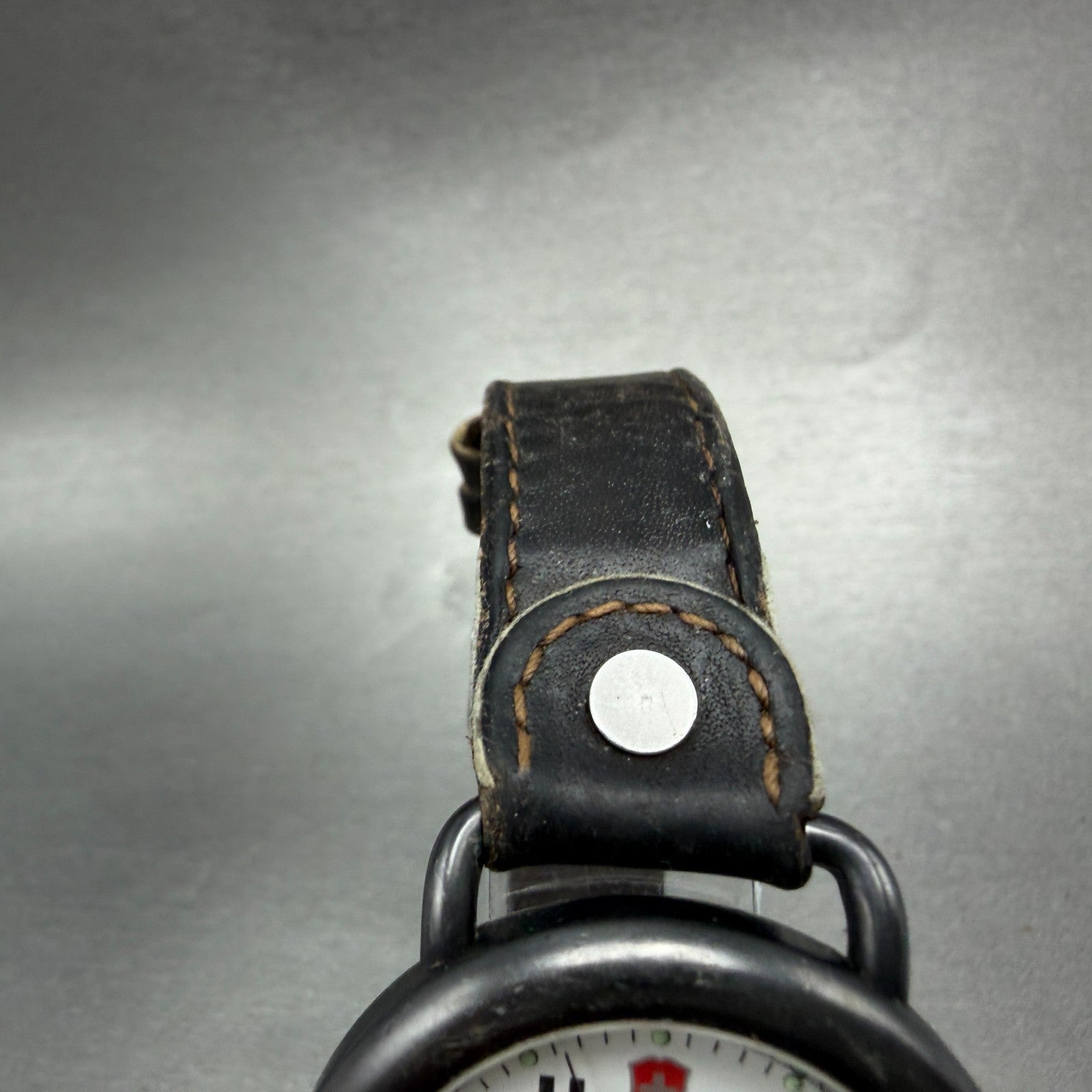 Victorinox Swiss Army Cavalry Watch Men 37mm White Dial Black Tone PARTS KPO5