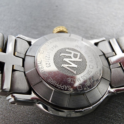 Raymond Weil Parsifal Watch Women 23mm MOP Dial Two Tone 9640 New Battery