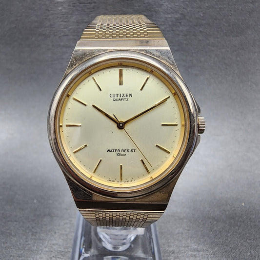 Citizen Watch Men 34mm Champagne Dial Gold Tone Round T4-G02638 PARTS