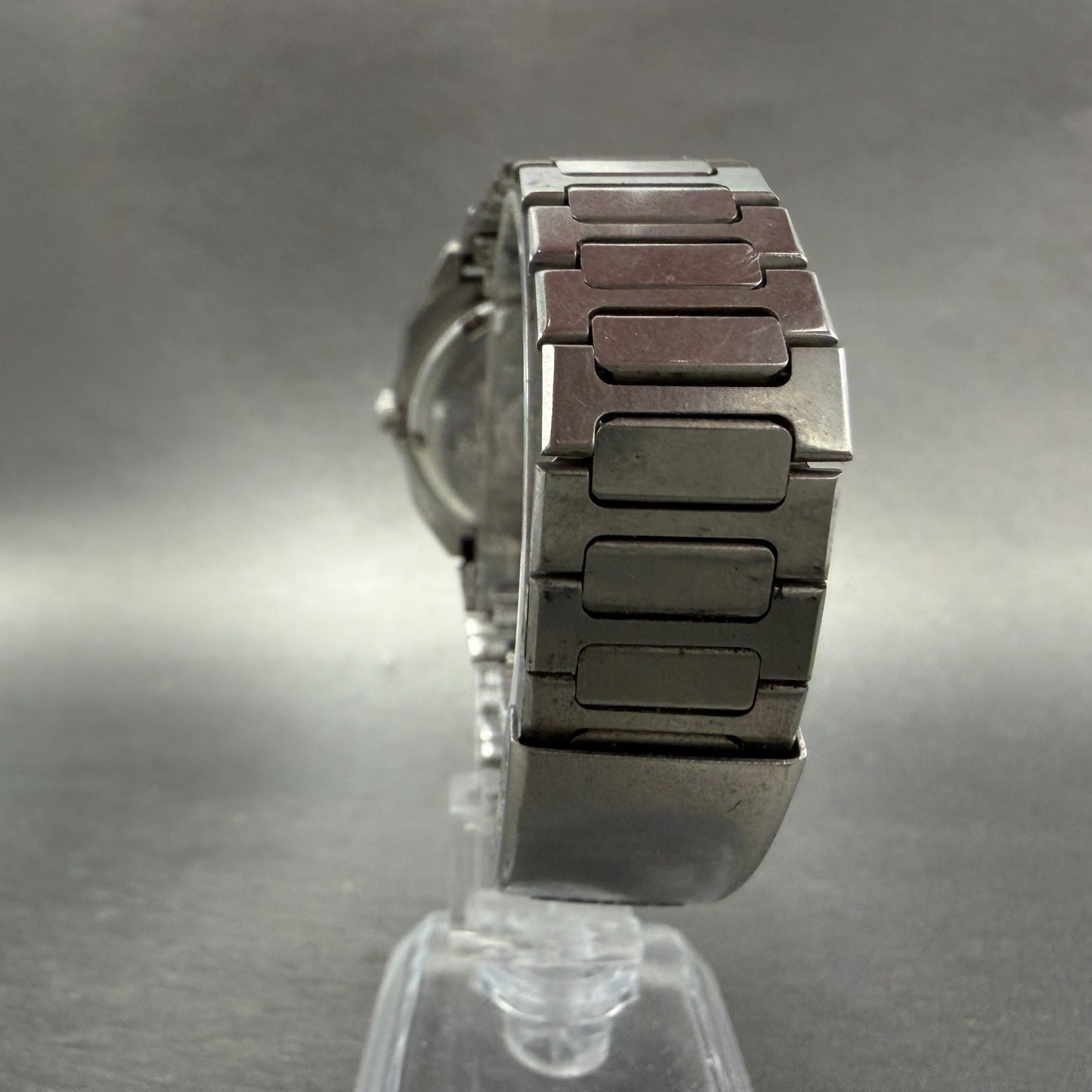 Seiko SilverWave Watch Men 34mm Black Dial Silver Tone 8221-500A New Battery7