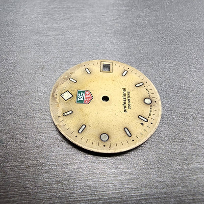 Tag Heuer Professtional 2000 Watch Dial Gold Tone Swiss Mader 26mm Date