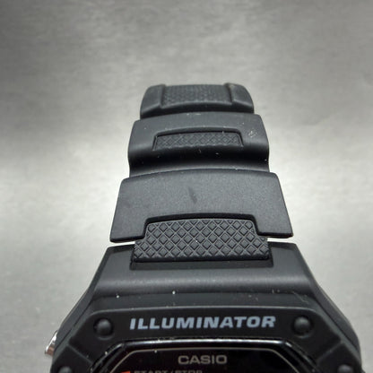 Casio Illuminator Watch Men 43mm Black Alarm Chrono Digital W-218H New Battery4