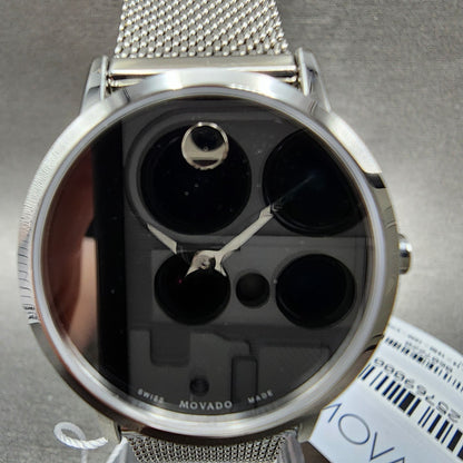 Movado Museum Classic Watch Women 28mm Black Dial Stainless Steel 0607220 A1234