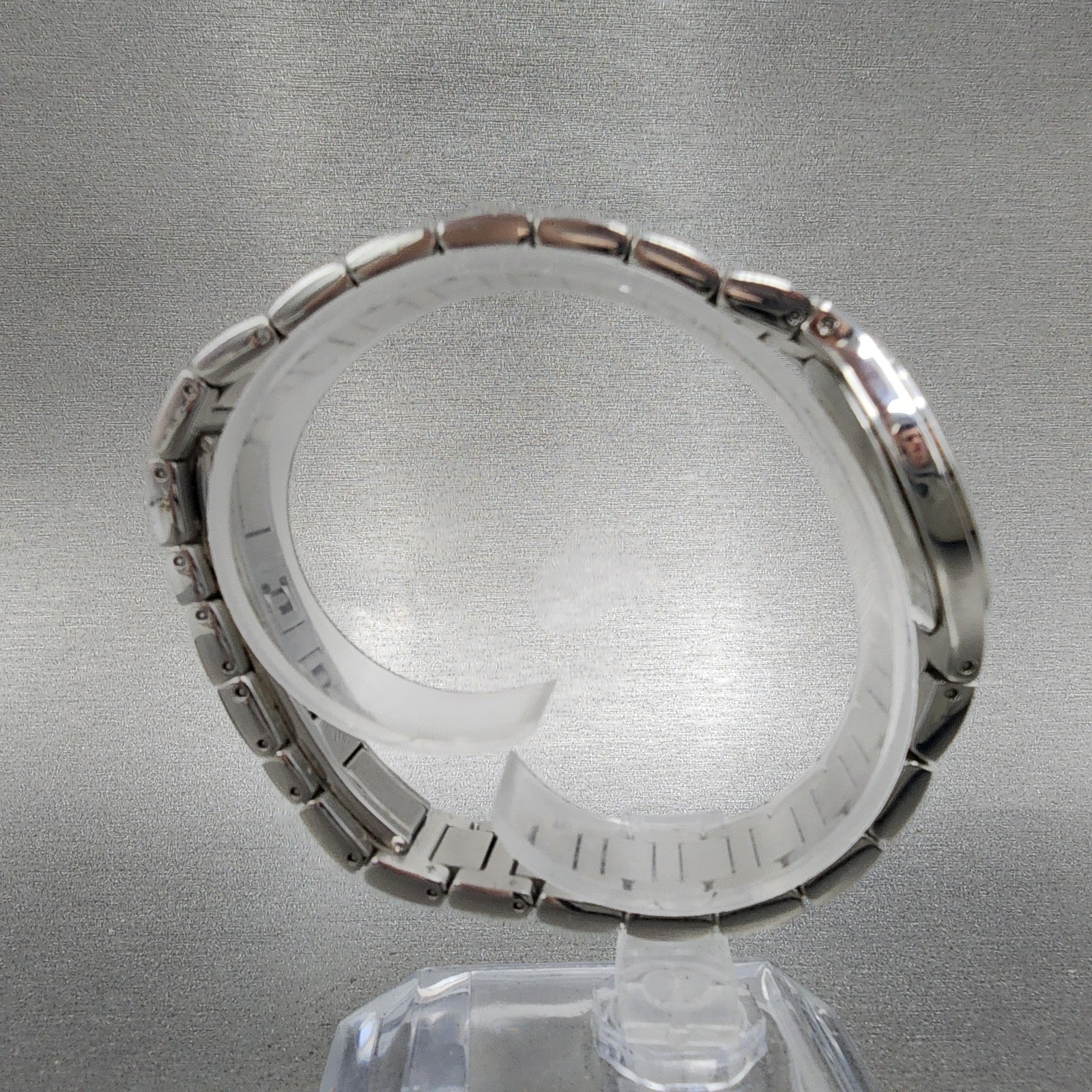Movado Museum Watch Women 28mm Black Dial Two Tone Round 01.3.19.1296 New Batt8