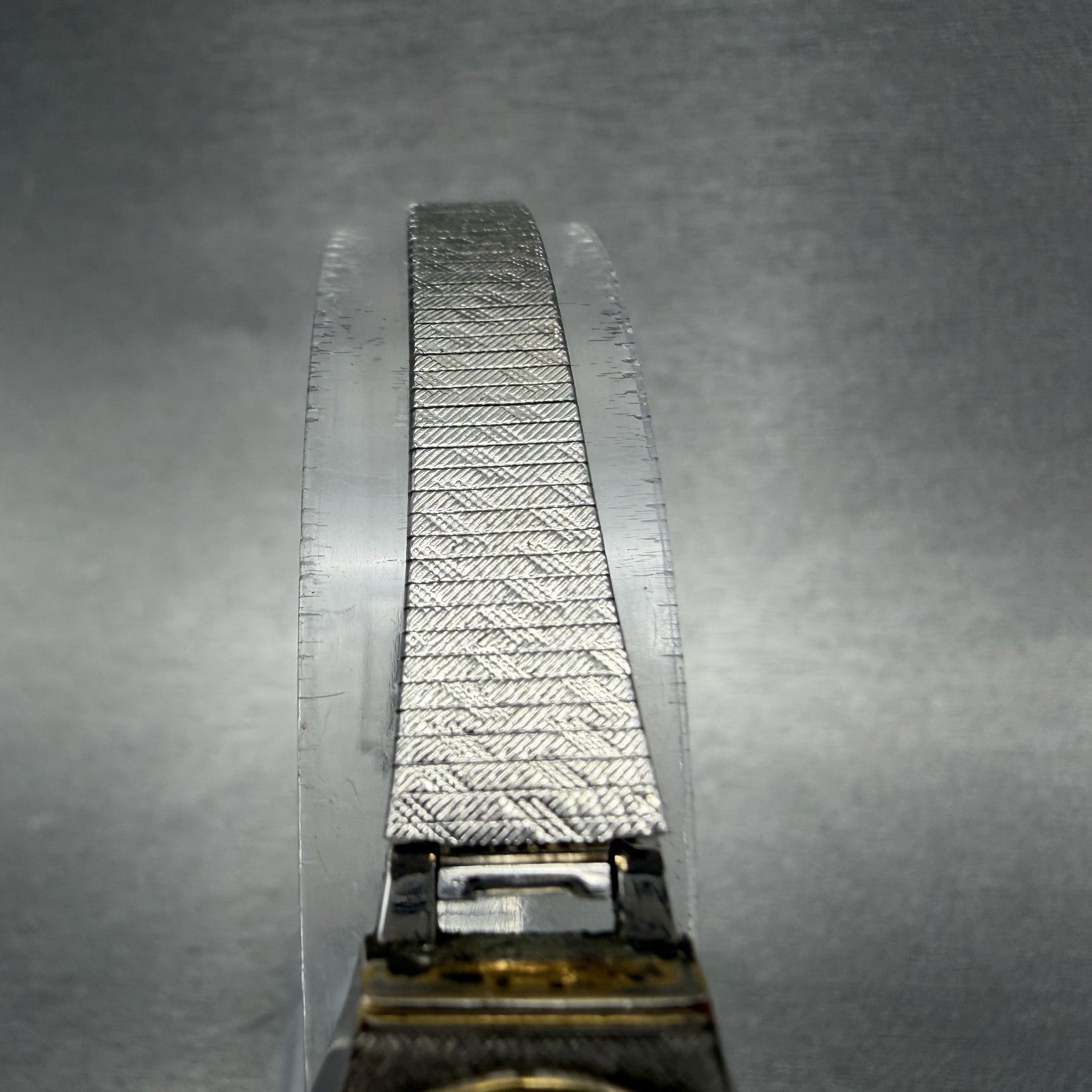 Seiko Watch Women 17mm Silver Dial Two Tone Round 5420-0129 New Battery VTG ATD4