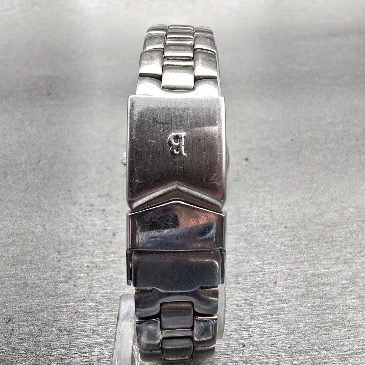 Bulova Marine Star Watch Women 28mm Silver Dial Silver Tone Date 96M25 New Batt7
