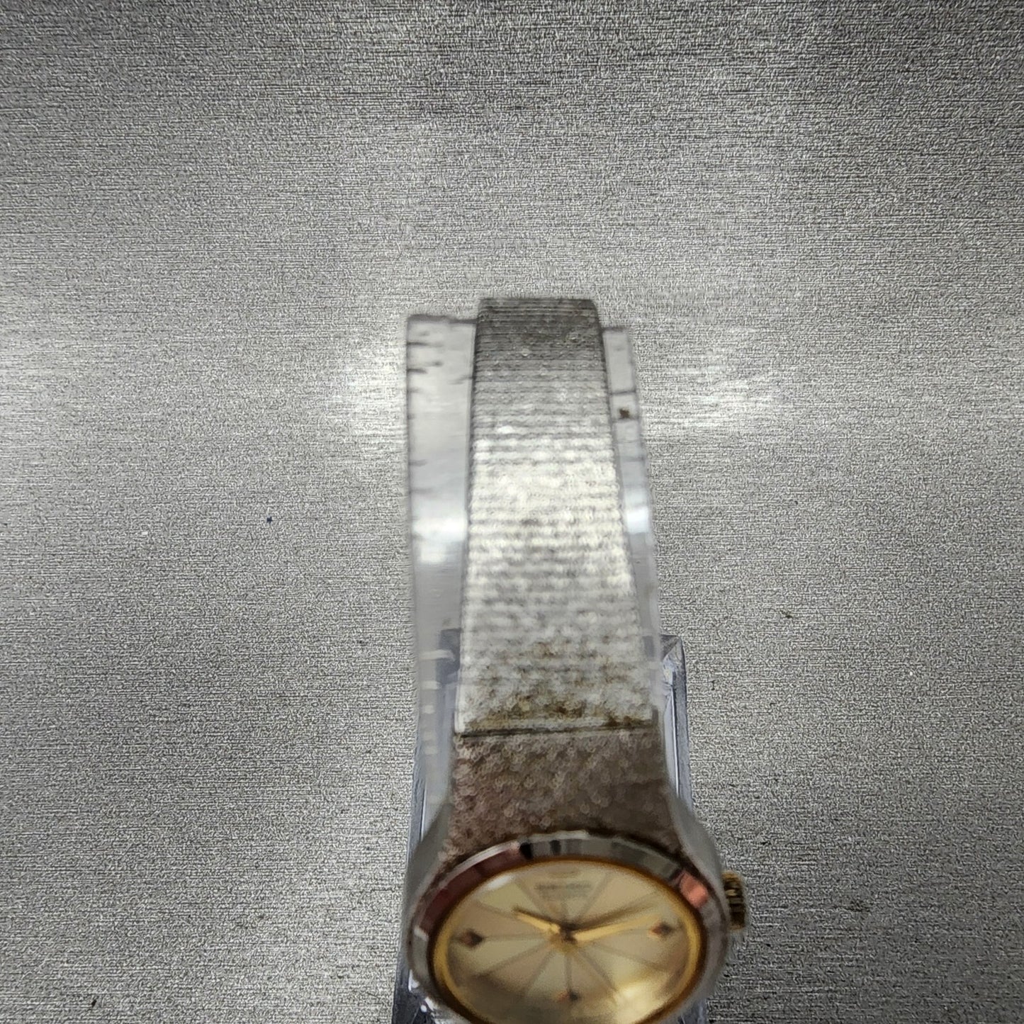 Seiko Watch Women 20mm Champagne Dial Silver Tone Round 8Y210010  New Battery6