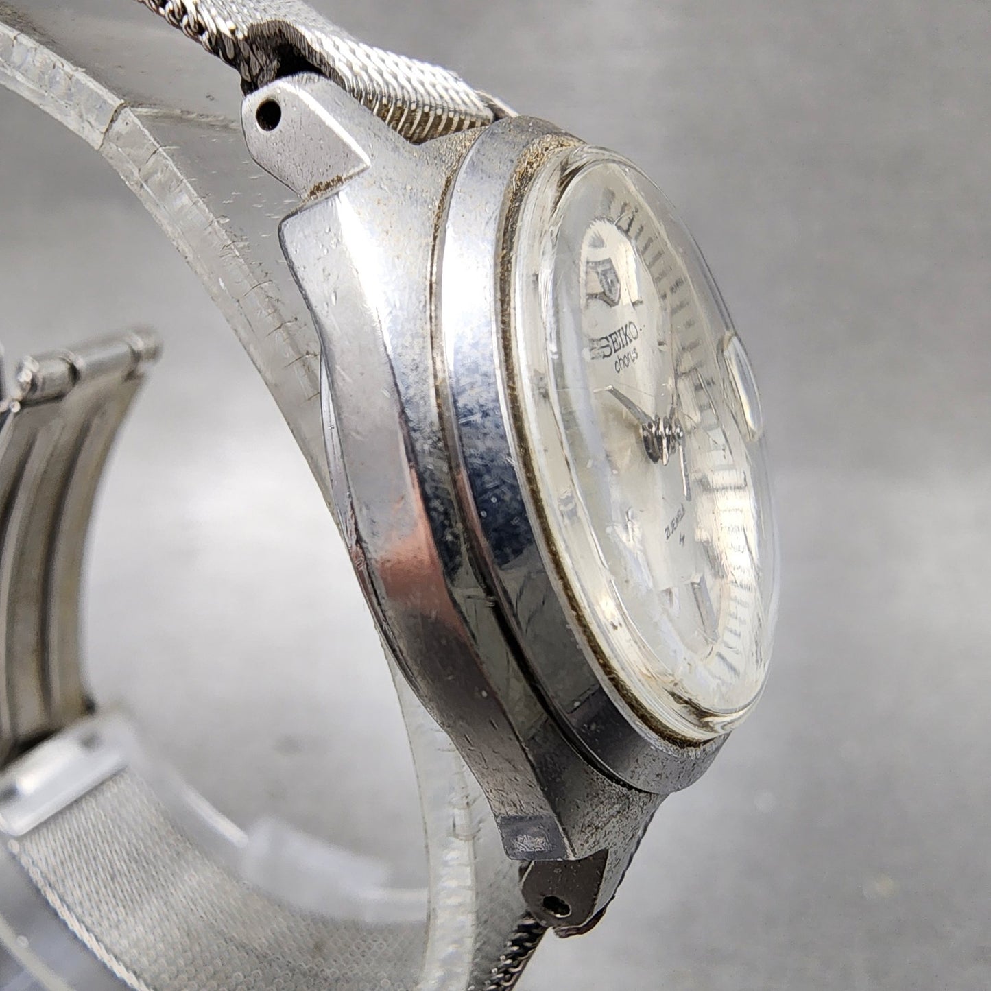 Seiko Chorus Watch Women 26mm Silver Dial Silver Tone Date Manual 21180260 READ3