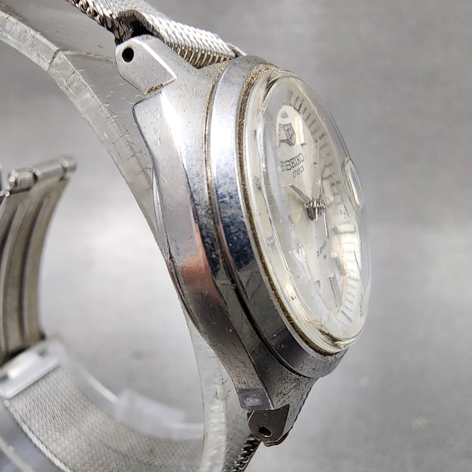 Seiko Chorus Watch Women 26mm Silver Dial Silver Tone Date Manual 21180260 READ3