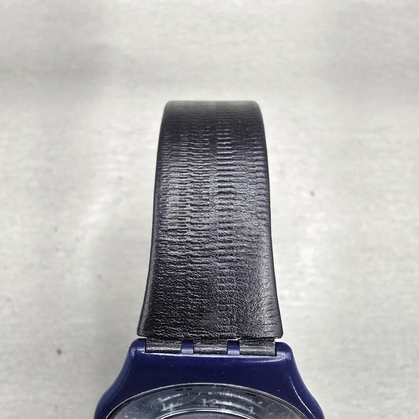 Swatch Skin Thinsider Watch Men Blue Dial Blue Case Round SFN102 New Battery4