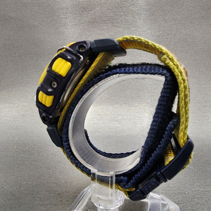 Casio baby G Watch Women 41mm Digital White Dial Blue Case Round BGX141 New Batt6