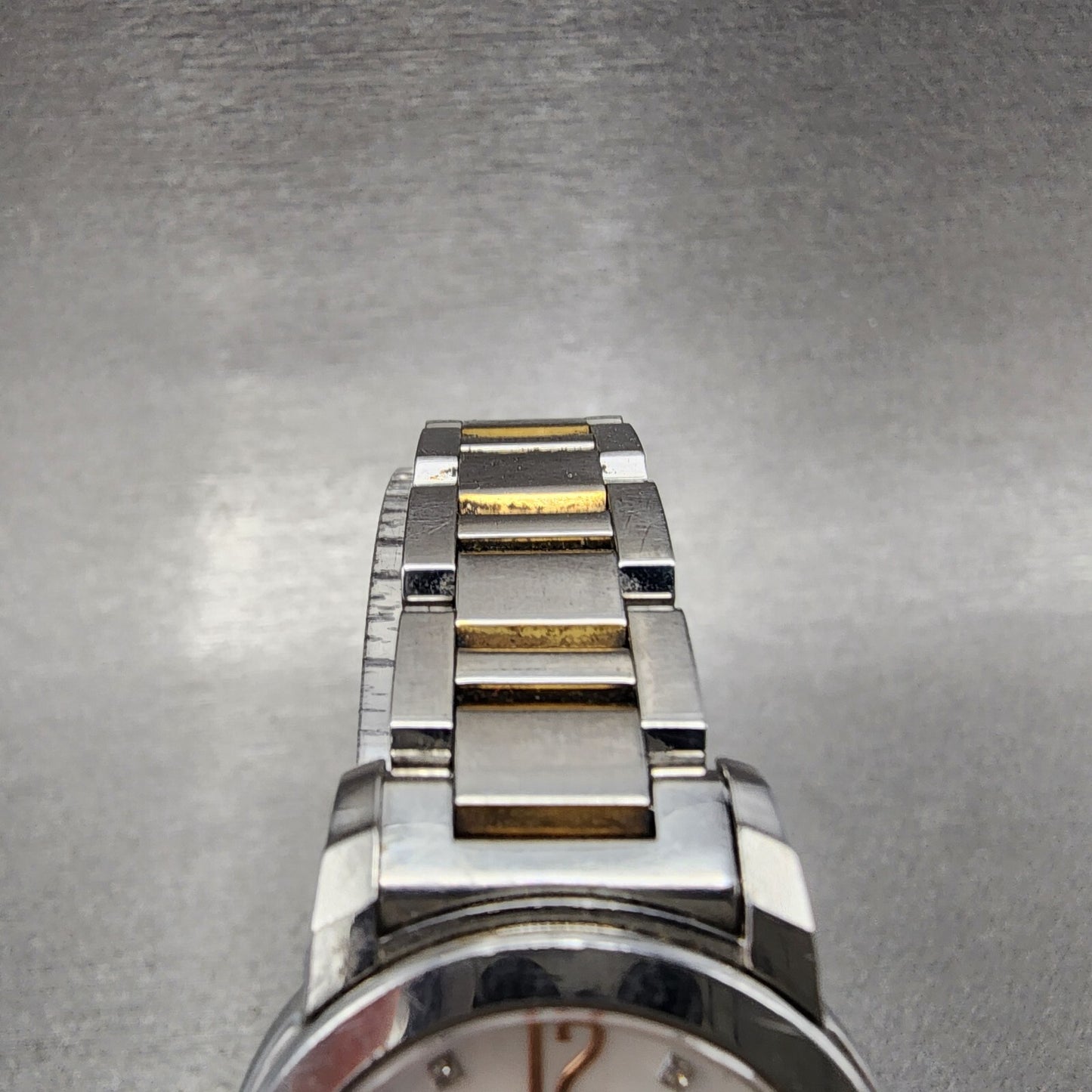 Seiko Lukia Watch Women 26mm MOP Dial Two Tone Date 7n820ee0 New Battery4