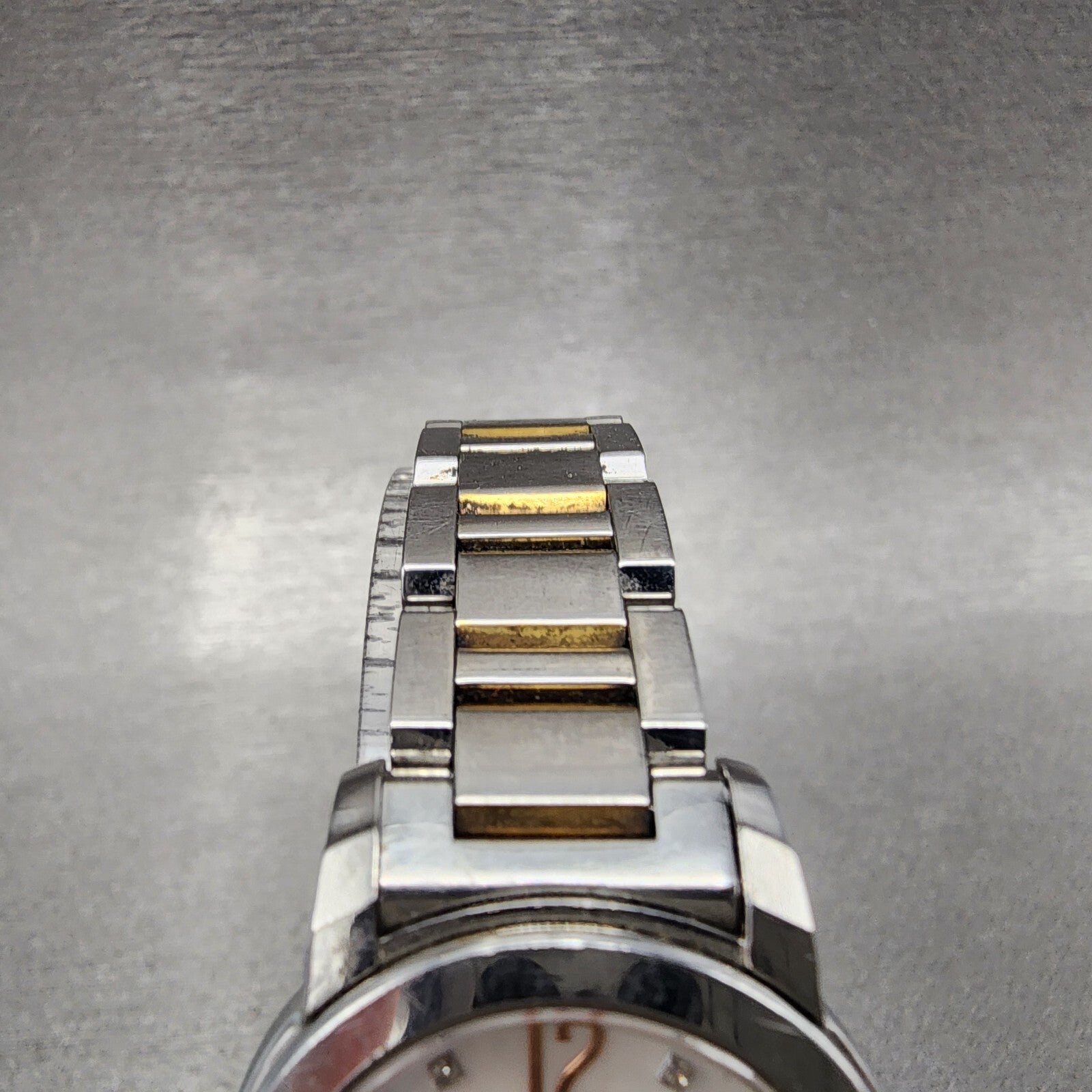 Seiko Lukia Watch Women 26mm MOP Dial Two Tone Date 7n820ee0 New Battery4