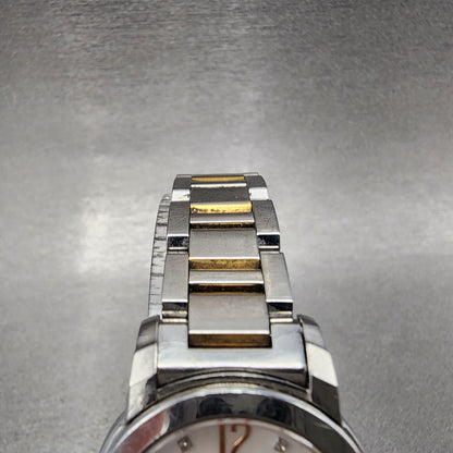 Seiko Lukia Watch Women 26mm MOP Dial Two Tone Date 7n820ee0 New Battery4