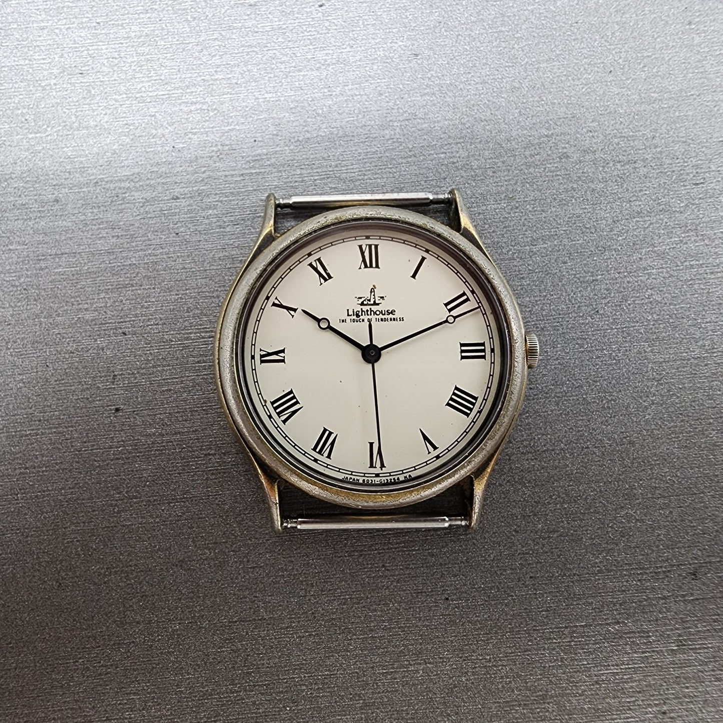citizen Lighthouse Watch Men 31mm White Dial Gold Tone 6031G04223 PARTS0