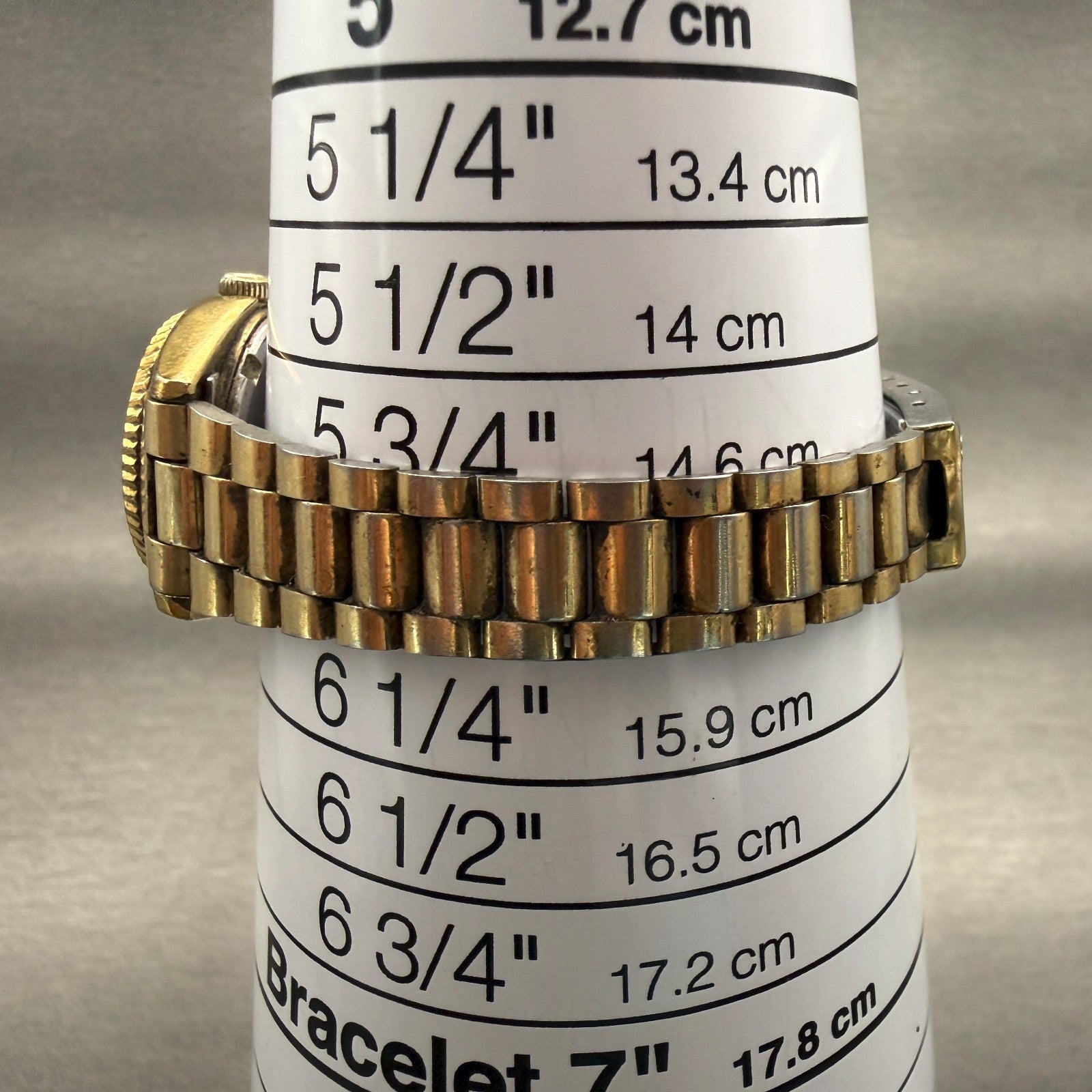 Seiko SQ Watch Women 25mm Gold Dial Gold Tone Daydate Round 2626-0159 New Batt9