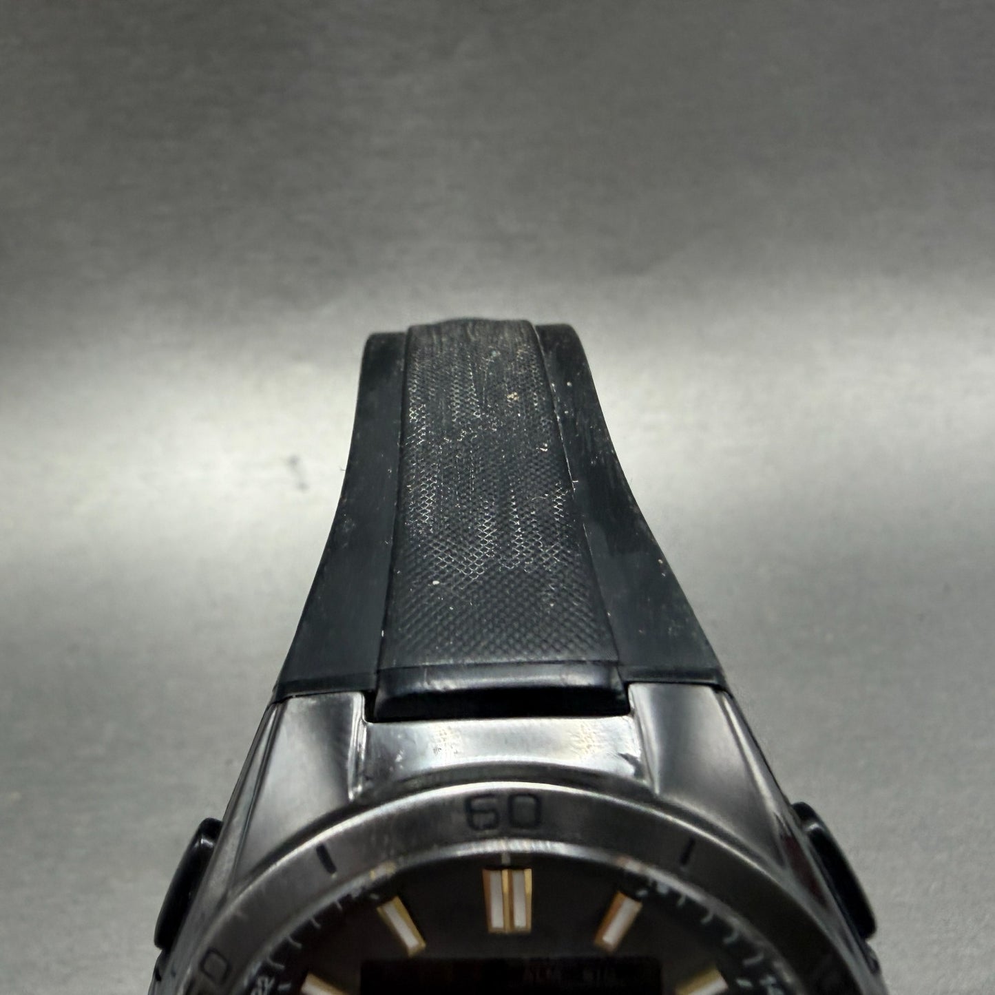 Casio Waveceptor WVA-M650 Watch Men 44mm Analog Digital Black Round Chrono RunsA4