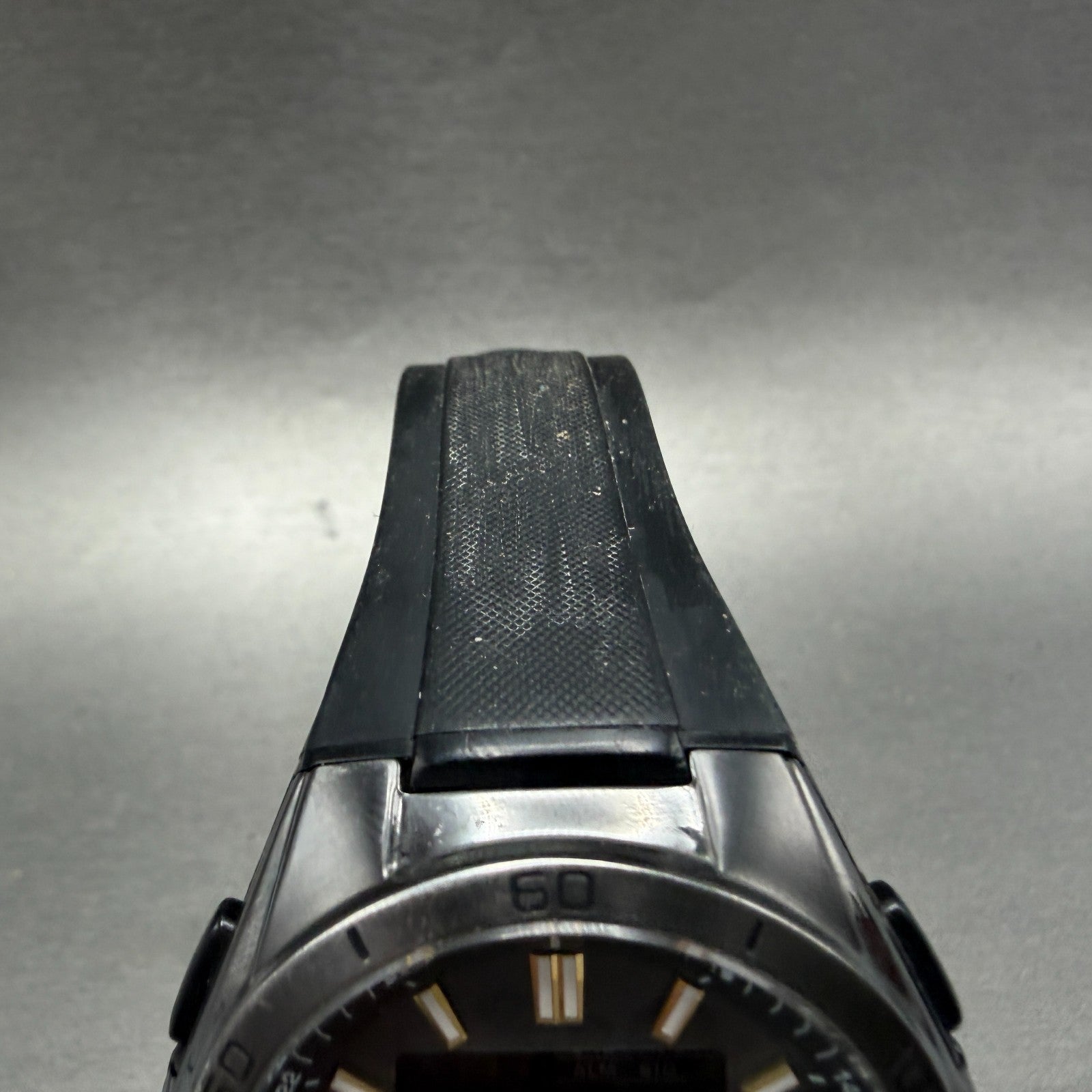 Casio Waveceptor WVA-M650 Watch Men 44mm Analog Digital Black Round Chrono RunsA4