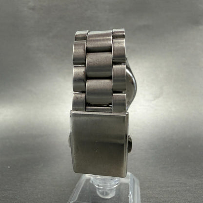 Seiko Alba Watch Men 35mm Silver Dial Silver Tone Daydate V733-7A70 New Battery17