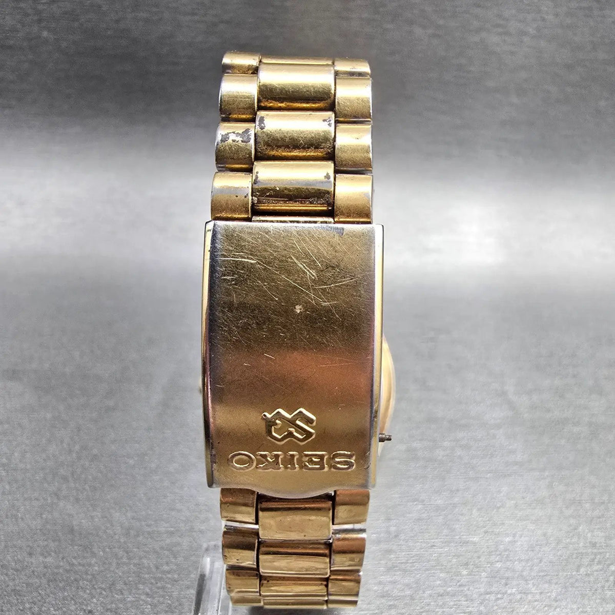 Seiko President Watch Men 36mm Gold Dial Gold Tone Daydate 5H23-8029 New Battery7