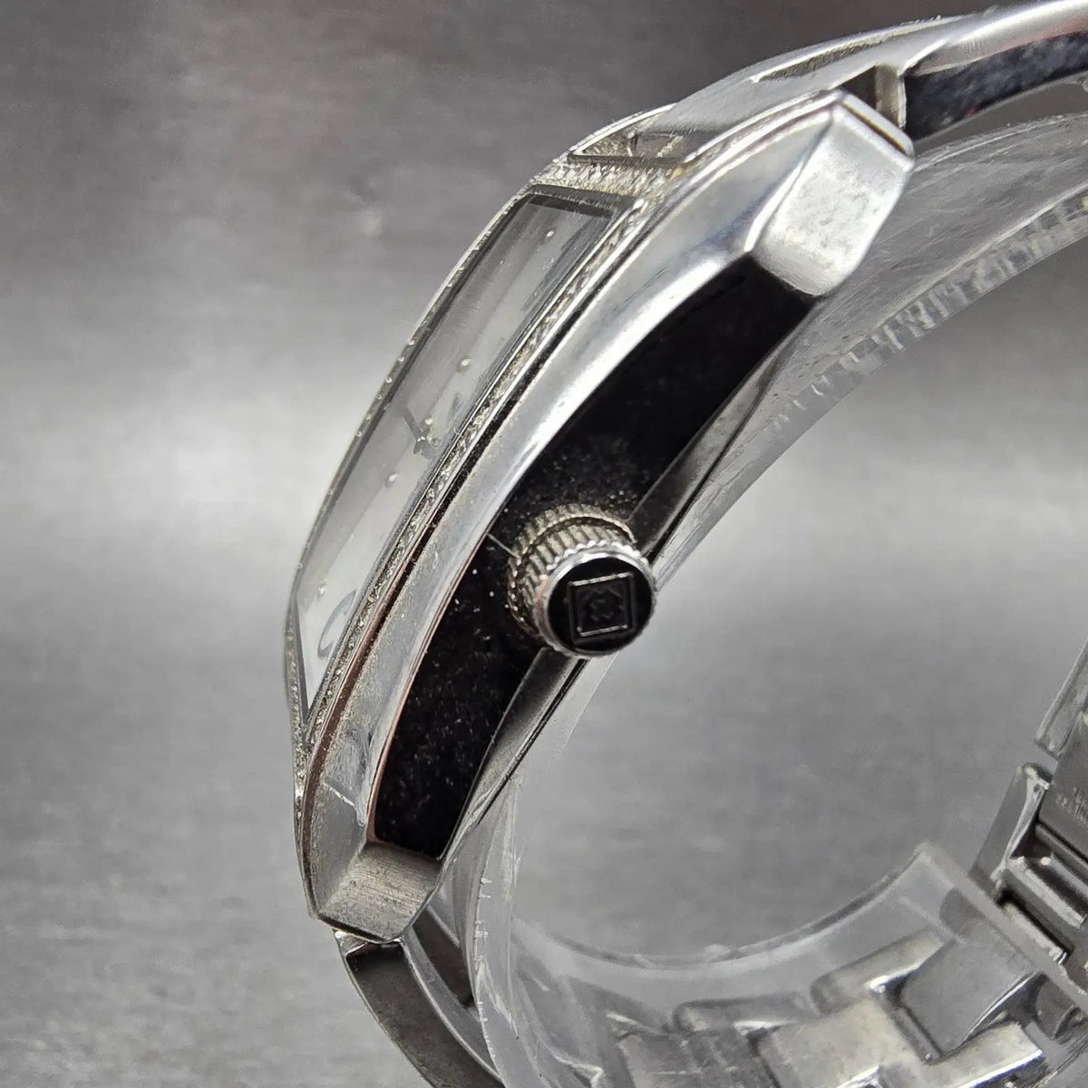 Invicta Wildflower Tank Watch Women 21mm MOP Dial Silver Tone Rectangle New Batt2