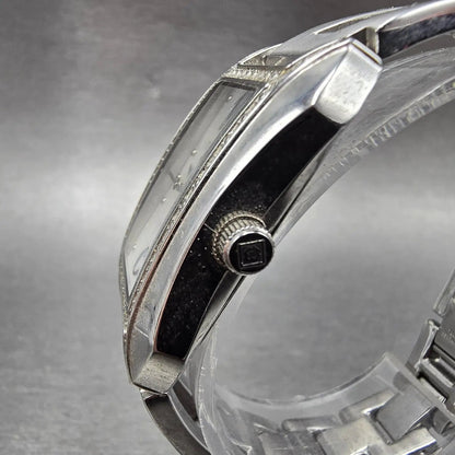 Invicta Wildflower Tank Watch Women 21mm MOP Dial Silver Tone Rectangle New Batt2