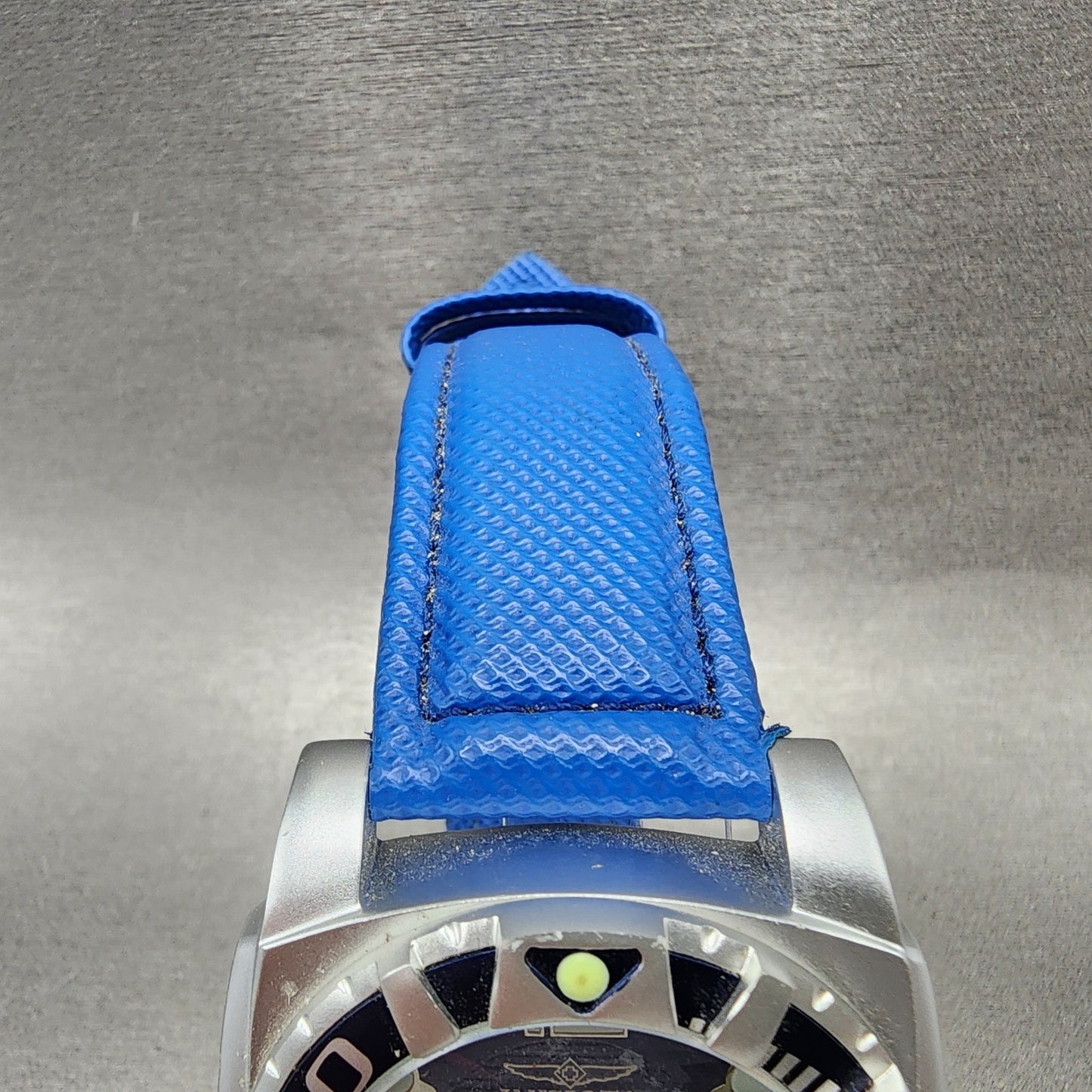 Invicta Dive Watch Men 44mm Blue Dial Aluminum 7006 Date Cushion PARTS5