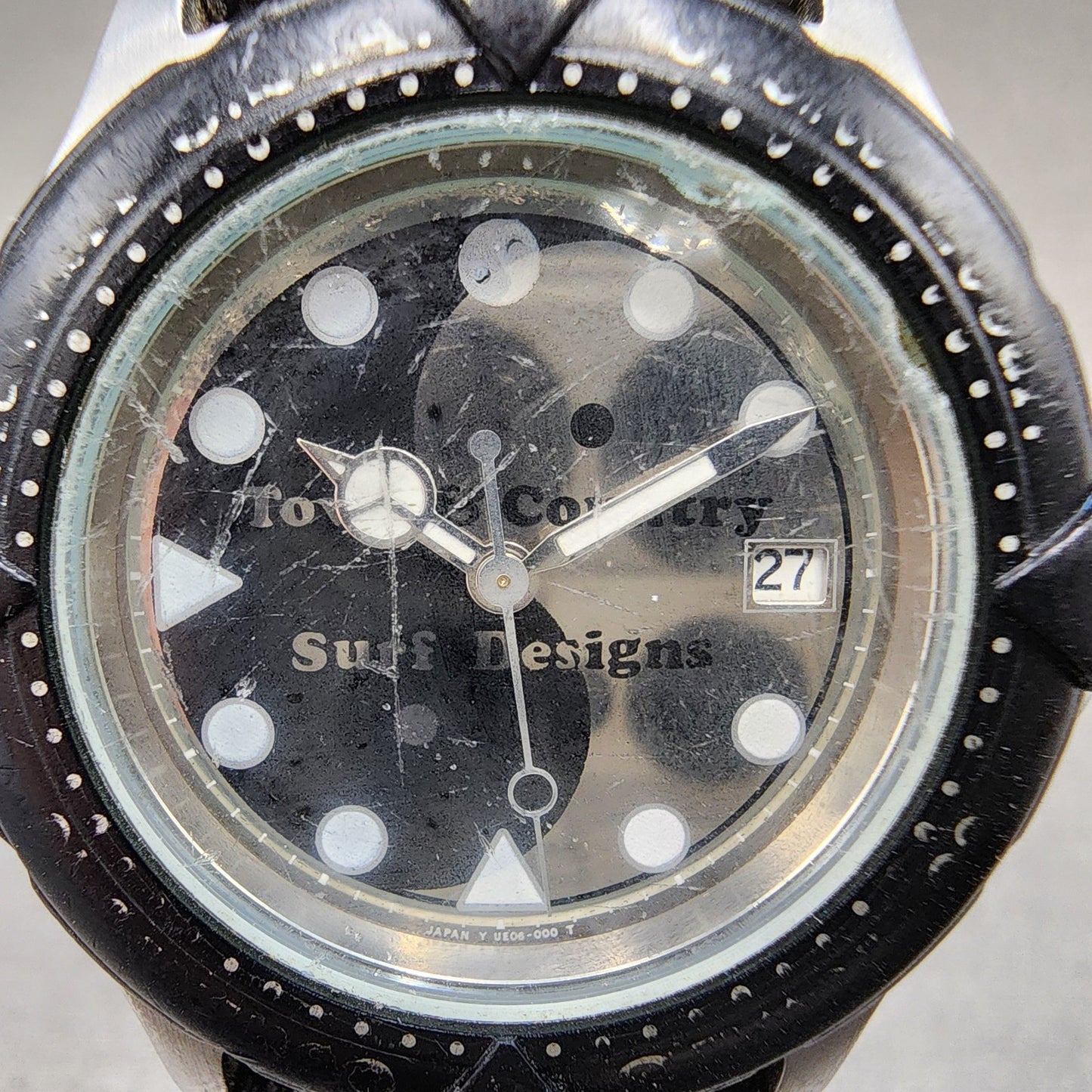 Orient Town & Country Surf Designs Watch Men 36mm Silver Dial Steel Date NewBat1