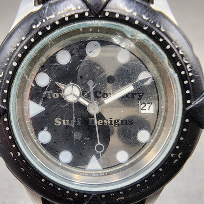 Orient Town & Country Surf Designs Watch Men 36mm Silver Dial Steel Date NewBat1