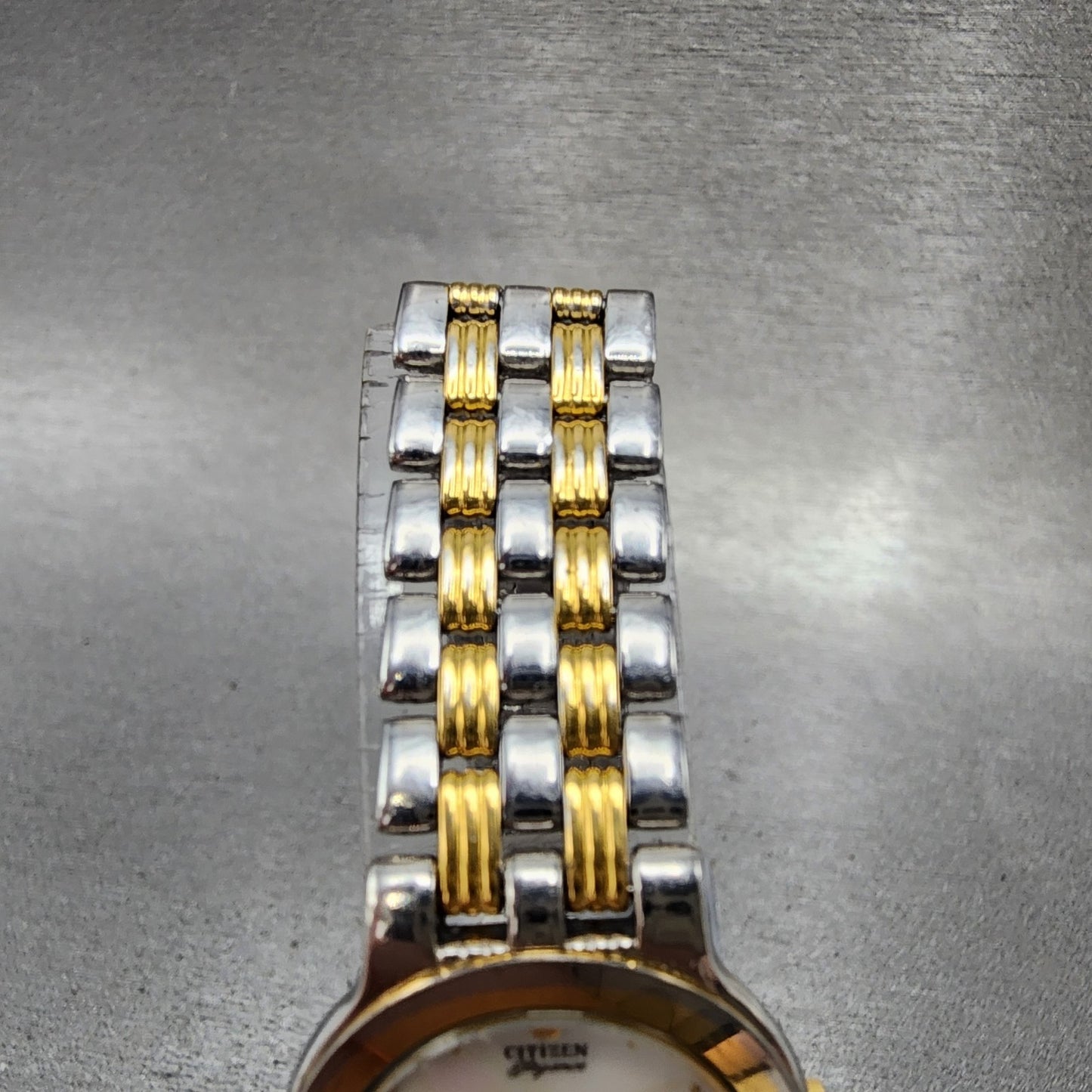 Citizen Elegance Watch Women 23mm MOP Dial Two Tone Round 3220325303 NewBattery4