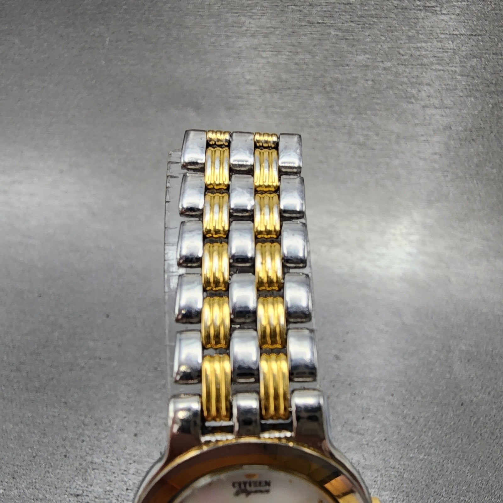 Citizen Elegance Watch Women 23mm MOP Dial Two Tone Round 3220325303 NewBattery4